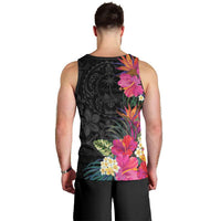 Hafa Adai Guam Men Tank Top Tropical Flowers Colorful Vibes LT9 - Polynesian Pride
