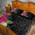 Hafa Adai Guam Quilt Bed Set Tropical Flowers Colorful Vibes