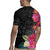 Hafa Adai Guam Rugby Jersey Tropical Flowers Colorful Vibes