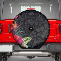 Hafa Adai Guam Spare Tire Cover Tropical Flowers Colorful Vibes LT9 - Polynesian Pride