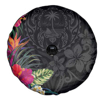 Hafa Adai Guam Spare Tire Cover Tropical Flowers Colorful Vibes LT9 - Polynesian Pride