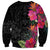 Hafa Adai Guam Sweatshirt Tropical Flowers Colorful Vibes