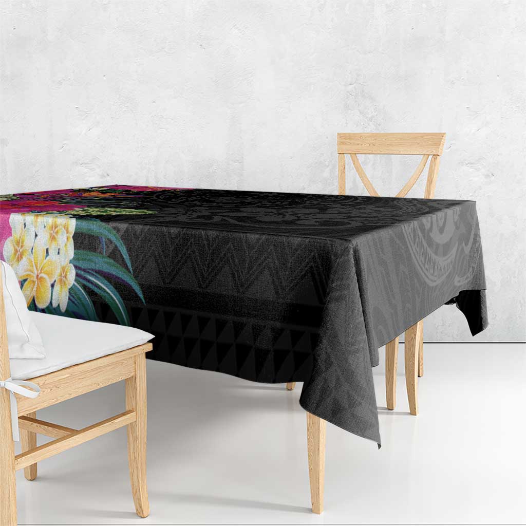 Hafa Adai Guam Tablecloth Tropical Flowers Colorful Vibes LT9 - Polynesian Pride
