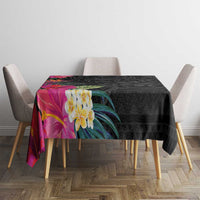 Hafa Adai Guam Tablecloth Tropical Flowers Colorful Vibes LT9 - Polynesian Pride