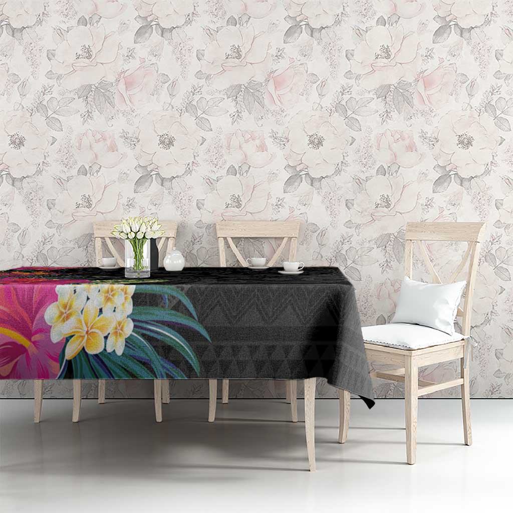 Hafa Adai Guam Tablecloth Tropical Flowers Colorful Vibes LT9 - Polynesian Pride