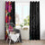 Hafa Adai Guam Window Curtain Tropical Flowers Colorful Vibes