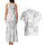 Samoa Lotu Tamaiti Couples Matching Tank Maxi Dress and Hawaiian Shirt White Sun Day Beauty Hibiscus Ver01