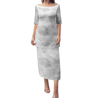 Samoa Lotu Tamaiti Family Matching Puletasi and Hawaiian Shirt White Sun Day Beauty Hibiscus Ver01