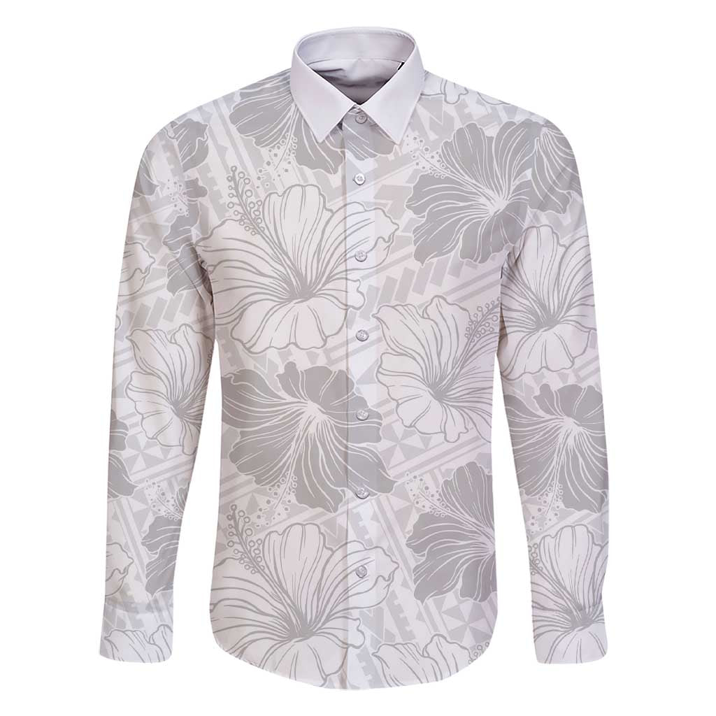 Samoa Lotu Tamaiti Family Matching Short Sleeve Bodycon Dress and Hawaiian Shirt White Sun Day Beauty Hibiscus Ver01