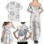 Samoa Lotu Tamaiti Family Matching Summer Maxi Dress and Hawaiian Shirt White Sun Day Beauty Hibiscus Ver01