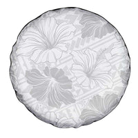 Samoa Lotu Tamaiti Spare Tire Cover White Sun Day Beauty Hibiscus Ver01