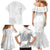 Samoa Lotu Tamaiti Family Matching Mermaid Dress and Hawaiian Shirt White Sun Day Beauty Hibiscus Ver02