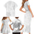 Samoa Lotu Tamaiti Family Matching Short Sleeve Bodycon Dress and Hawaiian Shirt White Sun Day Beauty Hibiscus Ver02