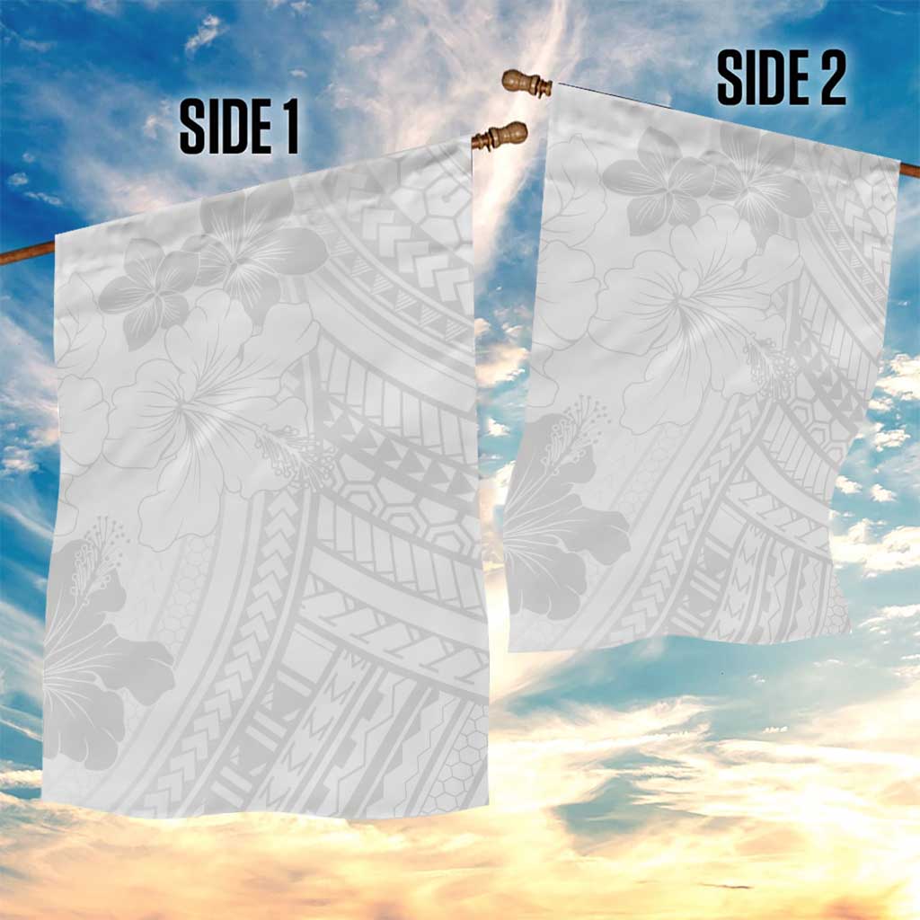 Samoa Lotu Tamaiti Garden Flag White Sun Day Beauty Hibiscus Ver02