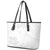 Samoa Lotu Tamaiti Leather Tote Bag White Sun Day Beauty Hibiscus Ver02