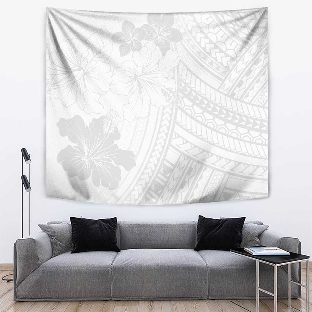 Samoa Lotu Tamaiti Tapestry White Sun Day Beauty Hibiscus Ver02