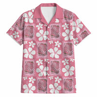 Give Cancer The Boot Pink Cowgirl Hawaiian Shirt Western Aloha Hibiscus Paniolo Heritage Floral LT9 Pink - Polynesian Pride
