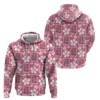 Give Cancer The Boot Pink Cowgirl Hoodie Western Aloha Hibiscus Paniolo Heritage Floral LT9 - Polynesian Pride