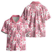 Give Cancer The Boot Pink Cowgirl Kid Hawaiian Shirt Western Aloha Hibiscus Paniolo Heritage Floral LT9 - Polynesian Pride