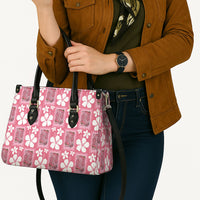 Give Cancer The Boot Pink Cowgirl Leather Bag Western Aloha Hibiscus Paniolo Heritage Floral LT9 - Polynesian Pride