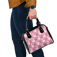 Give Cancer The Boot Pink Cowgirl Shoulder Handbag Western Aloha Hibiscus Paniolo Heritage Floral LT9 - Polynesian Pride