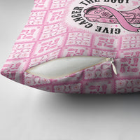 Give Cancer The Boot Pink Cowgirl Pillow Cover Hawaiian Paniolo Mixed Quilt Pattern Style LT9 - Polynesian Pride