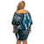 polynesia-dashiki-family-matching-off-shoulder-short-dress-and-hawaiian-shirt-polynesia-and-africa-traditional-special-together-blue