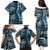 Polynesia Dashiki Family Matching Puletasi Dress and Hawaiian Shirt Polynesia and Africa Traditional Special Together Blue LT9 - Polynesian Pride