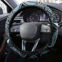 Polynesia Dashiki Steering Wheel Cover Polynesia and Africa Traditional Special Together Blue LT9 - Polynesian Pride