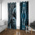 Polynesia Dashiki Window Curtain Polynesia and Africa Traditional Special Together Blue LT9 With Grommets Blue - Polynesian Pride