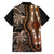 Polynesia Dashiki Family Matching Puletasi Dress and Hawaiian Shirt Polynesia and Africa Traditional Special Together Gold LT9 - Polynesian Pride