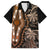 polynesia-dashiki-family-matching-short-sleeve-bodycon-dress-and-hawaiian-shirt-polynesia-and-africa-traditional-special-together-gold