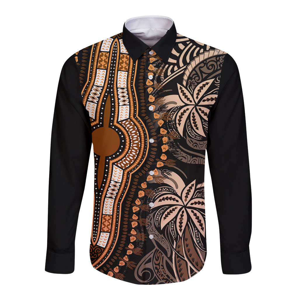 polynesia-dashiki-long-sleeve-button-shirt-polynesia-and-africa-traditional-special-together-gold