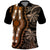 Polynesia Dashiki Polo Shirt Polynesia and Africa Traditional Special Together Gold LT9 Gold - Polynesian Pride