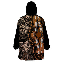 Polynesia Dashiki Wearable Blanket Hoodie Polynesia and Africa Traditional Special Together Gold LT9 - Polynesian Pride