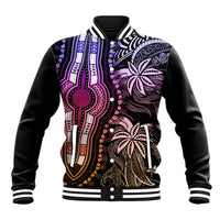 Polynesia Dashiki Baseball Jacket Polynesia and Africa Traditional Special Together Pastel LT9 Unisex Pastel - Polynesian Pride