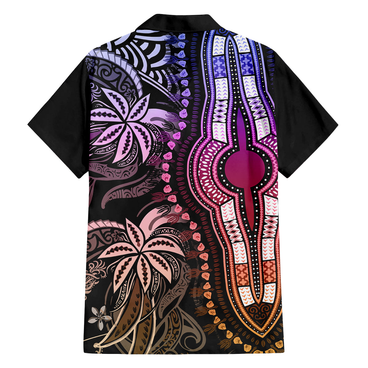 Polynesia Dashiki Family Matching Tank Maxi Dress and Hawaiian Shirt Polynesia and Africa Traditional Special Together Pastel LT9 - Polynesian Pride