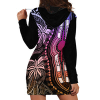 Polynesia Dashiki Hoodie Dress Polynesia and Africa Traditional Special Together Pastel LT9 - Polynesian Pride
