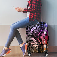 Polynesia Dashiki Luggage Cover Polynesia and Africa Traditional Special Together Pastel LT9 - Polynesian Pride