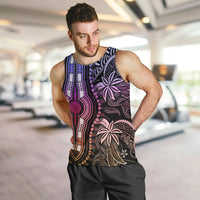 Polynesia Dashiki Men Tank Top Polynesia and Africa Traditional Special Together Pastel LT9 - Polynesian Pride
