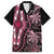 polynesia-dashiki-family-matching-short-sleeve-bodycon-dress-and-hawaiian-shirt-polynesia-and-africa-traditional-special-together-pink