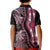 Polynesia Dashiki Kid Polo Shirt Polynesia and Africa Traditional Special Together Pink LT9 - Polynesian Pride