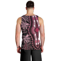 Polynesia Dashiki Men Tank Top Polynesia and Africa Traditional Special Together Pink LT9 - Polynesian Pride