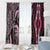 Polynesia Dashiki Window Curtain Polynesia and Africa Traditional Special Together Pink LT9 - Polynesian Pride