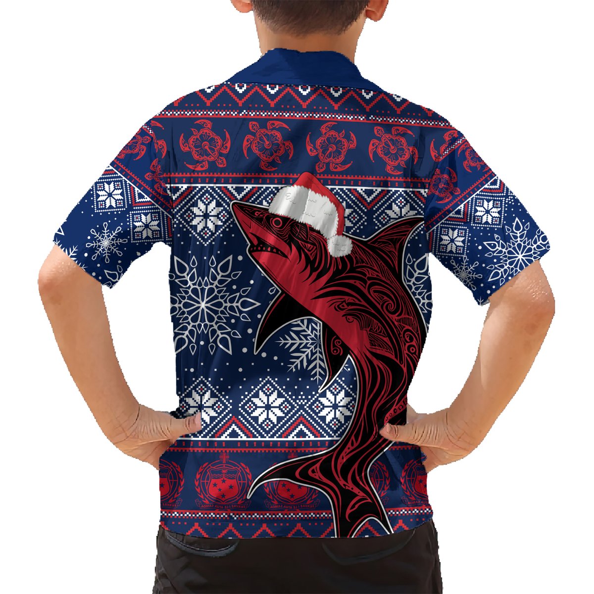 Samoa Manuia Le Kirisimasi Hawaiian Shirt Samoan Fishing Tribal Pattern Christmas Vibe LT9 - Polynesian Pride