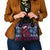 Samoa Manuia Le Kirisimasi Shoulder Handbag Samoan Fishing Tribal Pattern Christmas Vibe LT9 - Polynesian Pride