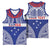 Personalised Toa Samoa Rugby Spirit Basketball Jersey Blue Samoan Tribal Pattern - Polynesian Pride