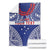 Personalised Toa Samoa Rugby Spirit Blanket Blue Samoan Tribal Pattern - Polynesian Pride