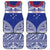Personalised Toa Samoa Rugby Spirit Car Mats Blue Samoan Tribal Pattern - Polynesian Pride