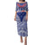 Personalised Toa Samoa Rugby Spirit Family Matching Puletasi and Hawaiian Shirt Blue Samoan Tribal Pattern - Polynesian Pride
